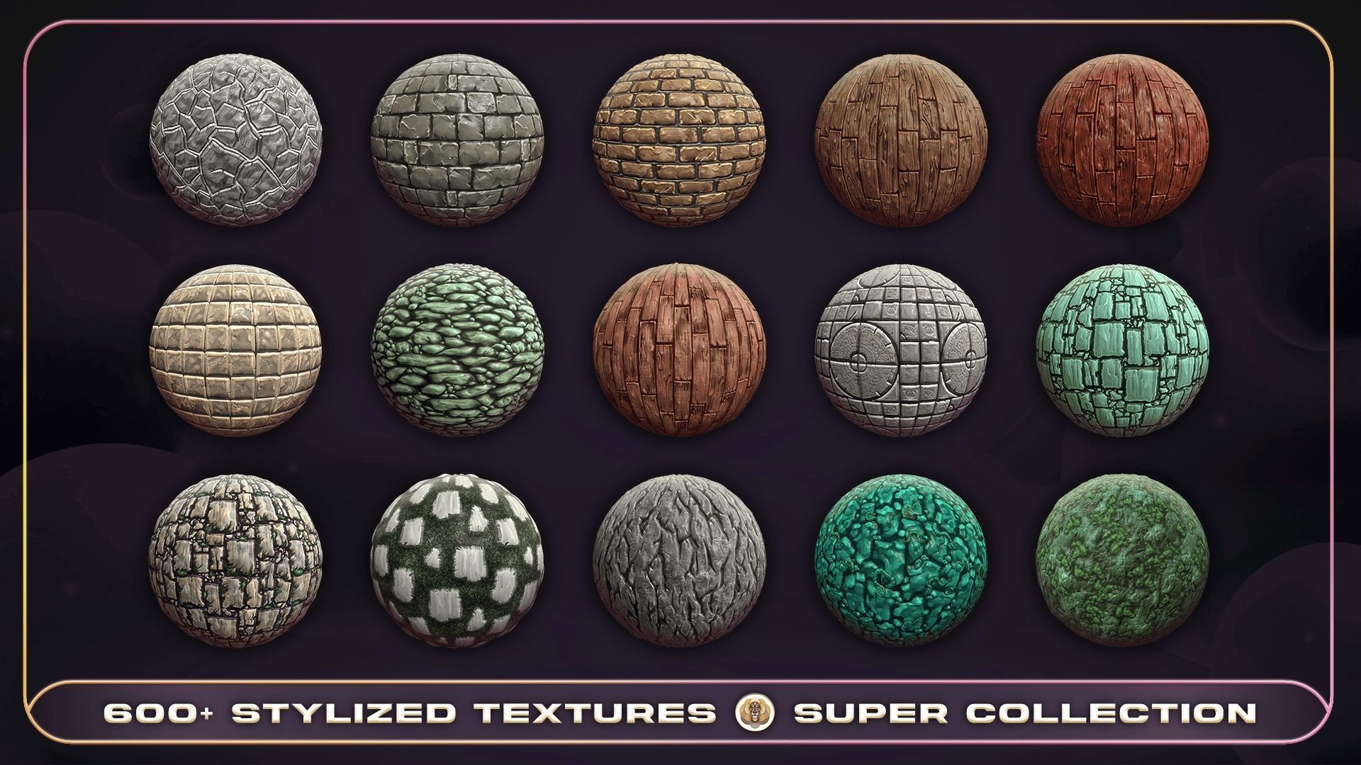 600 Super Stylized Texture Collection Texture_10