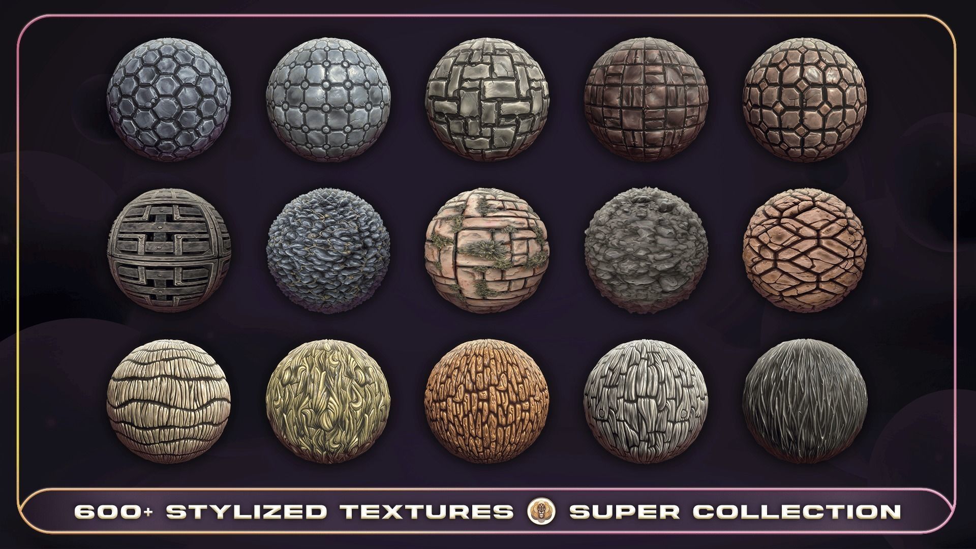 600 Super Stylized Texture Collection Texture_24