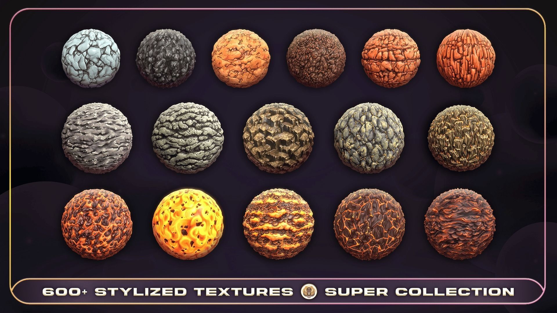 600 Super Stylized Texture Collection Texture_3