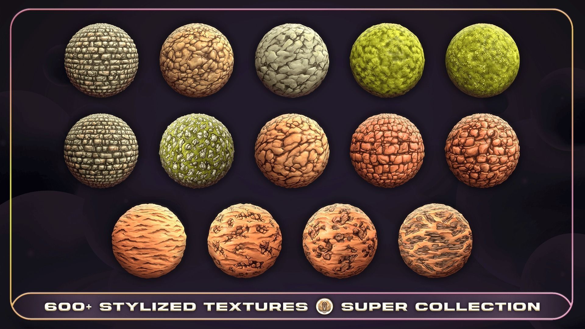 600 Super Stylized Texture Collection Texture_7