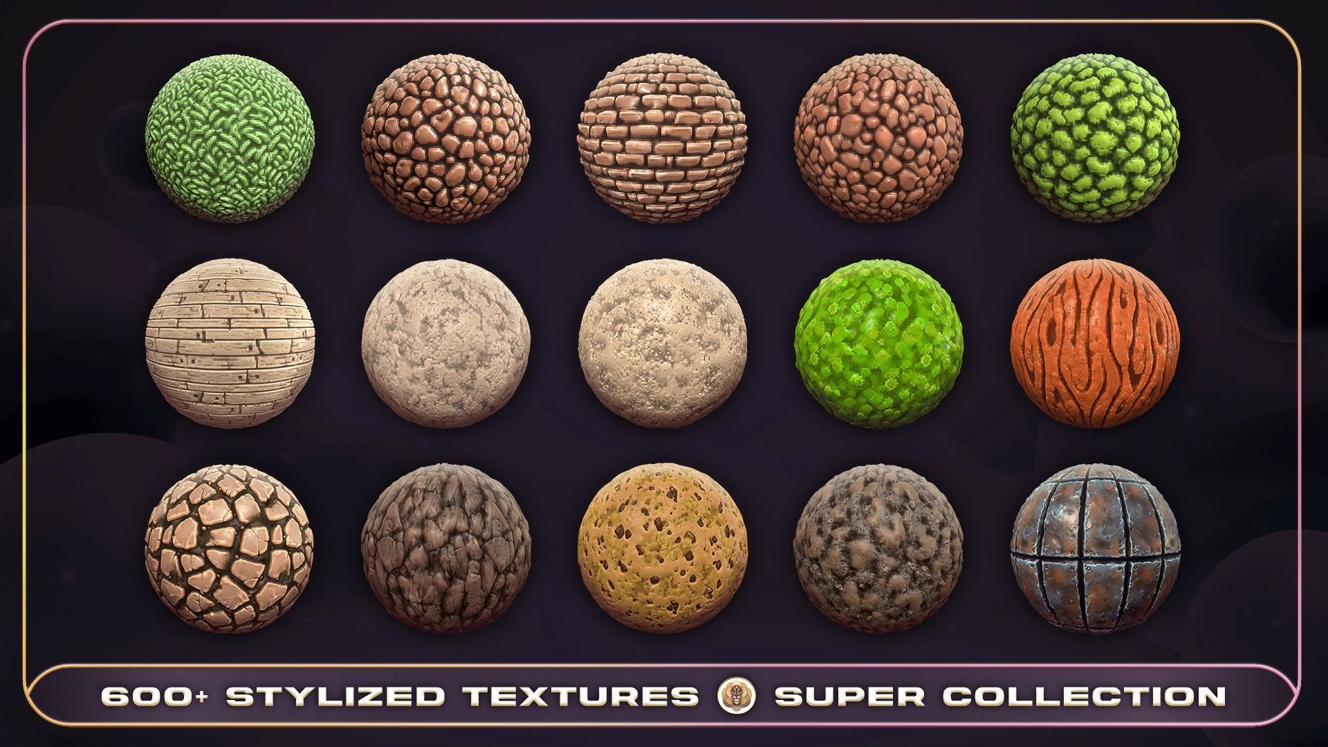 600 Super Stylized Texture Collection Texture_32