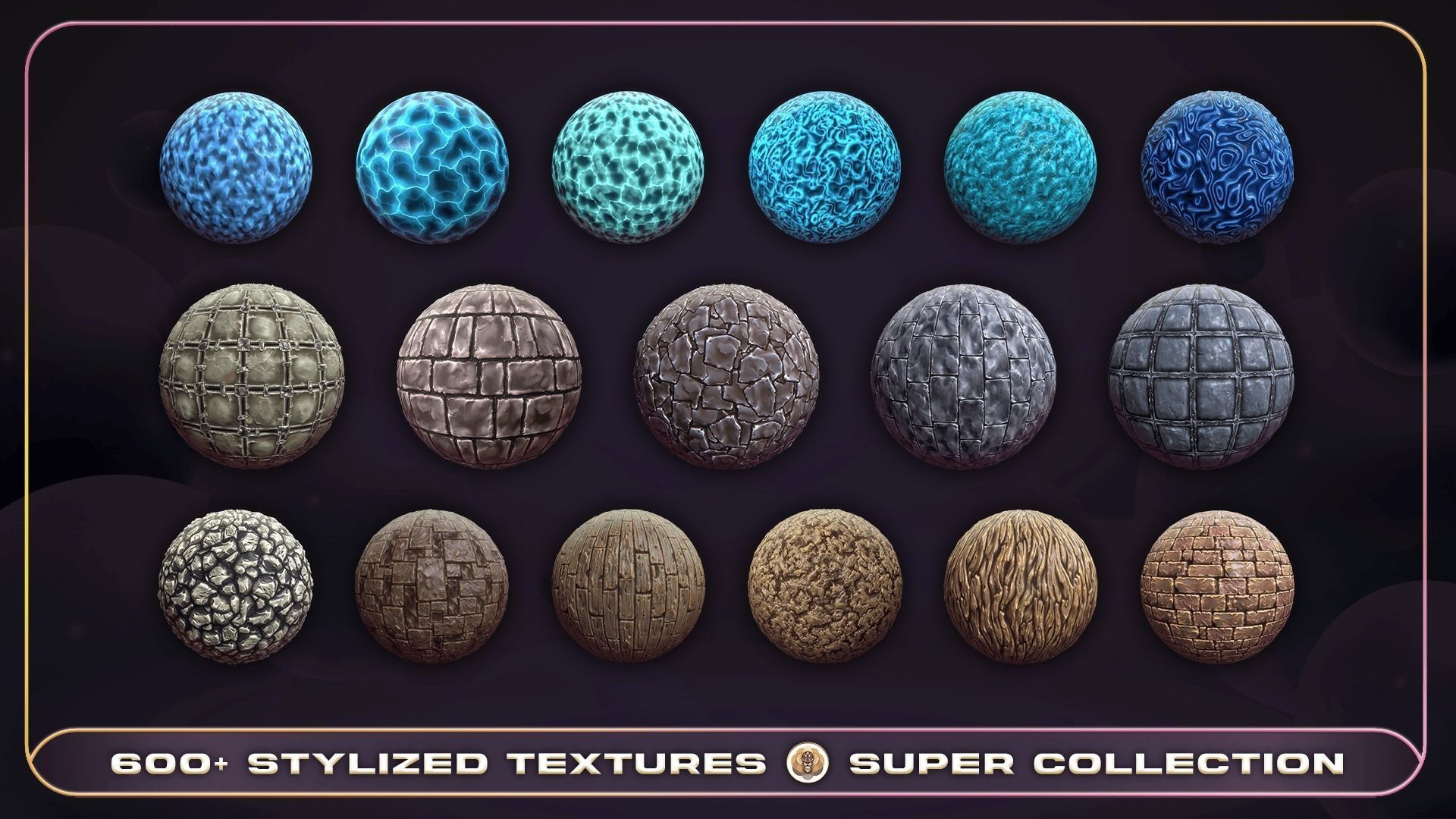 600 Super Stylized Texture Collection Texture_6