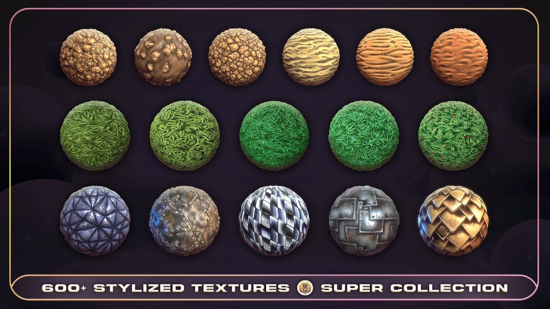 600 Super Stylized Texture Collection Texture_38