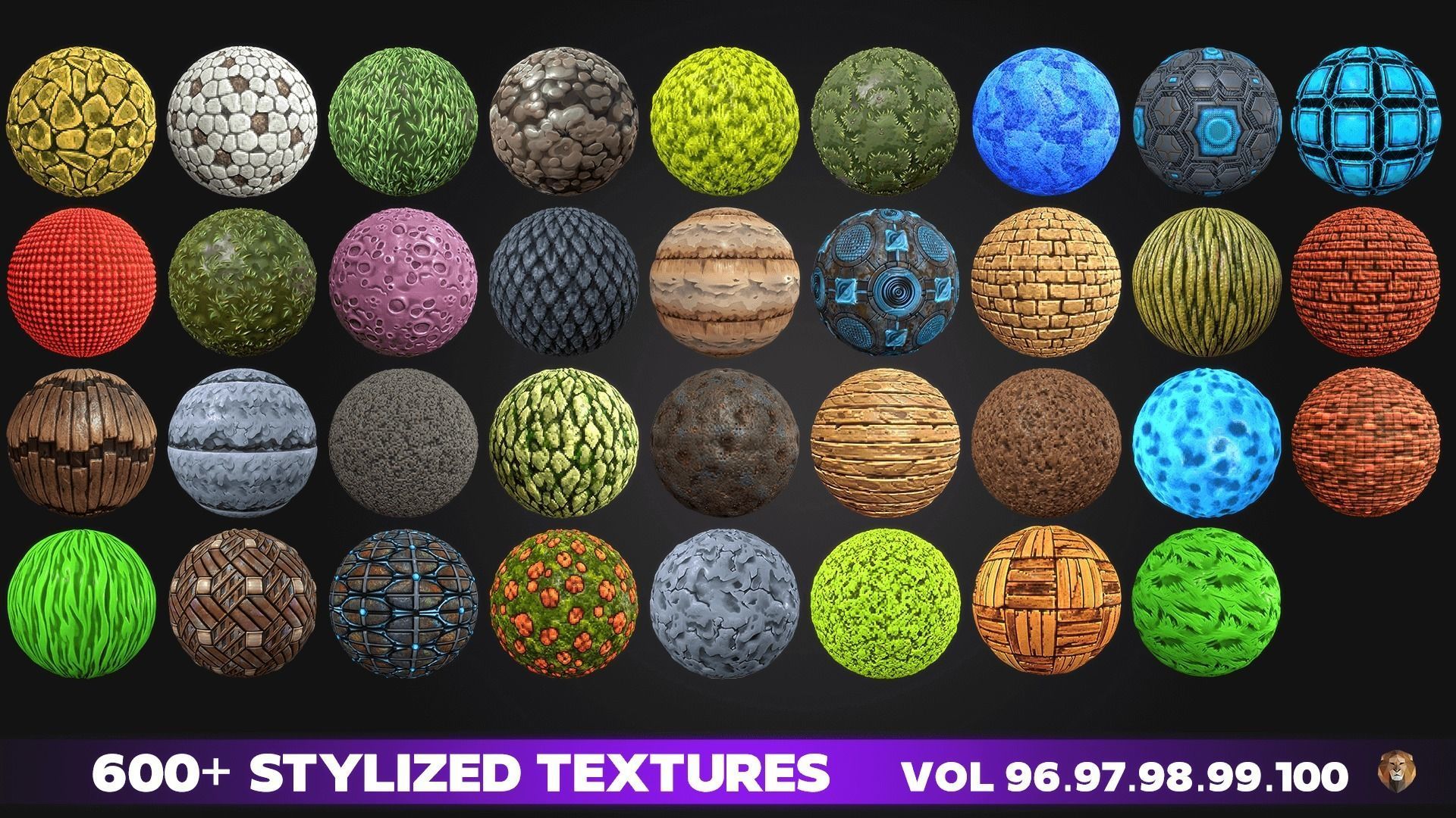 600 Super Stylized Texture Collection Texture_42