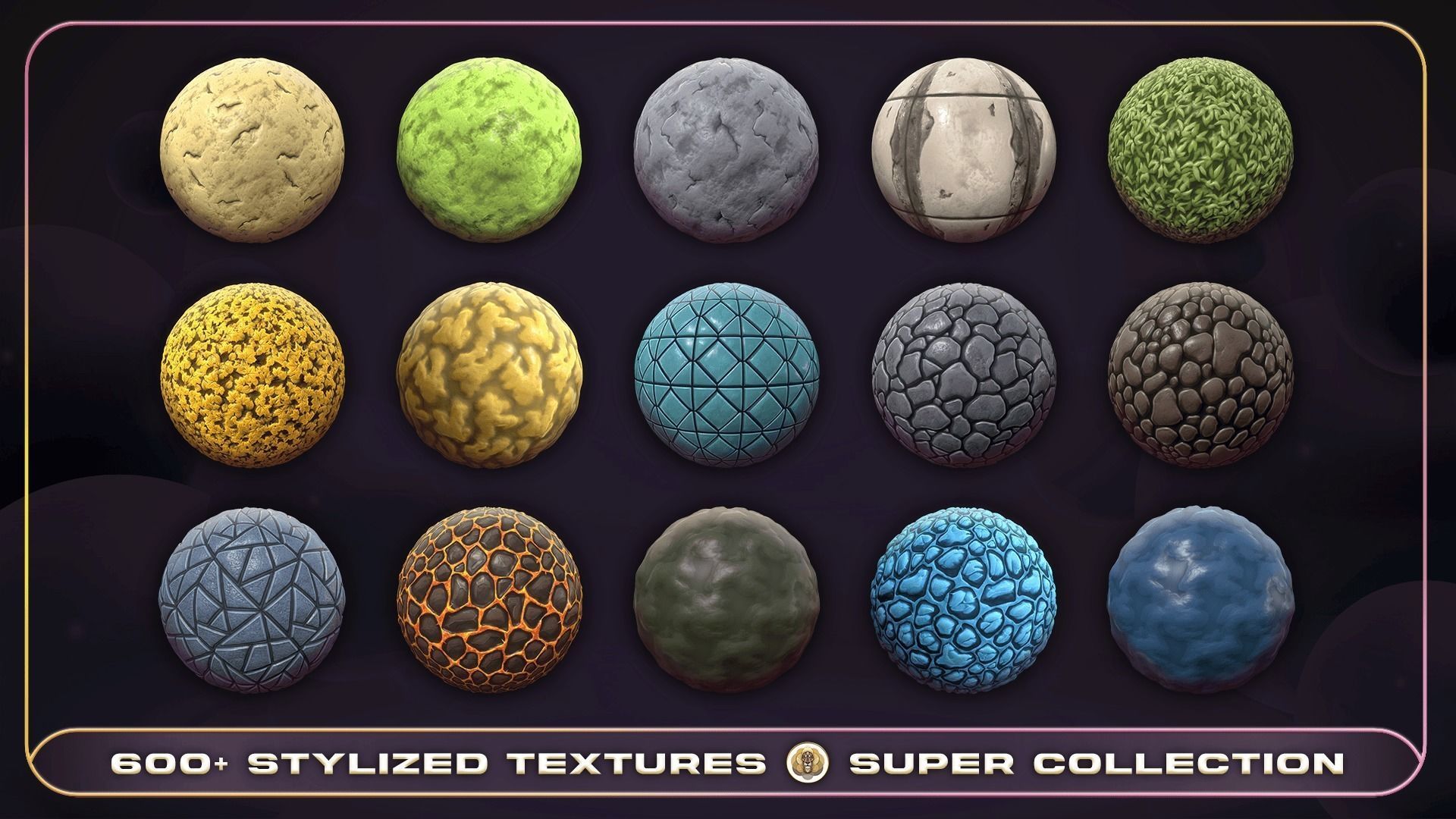 600 Super Stylized Texture Collection Texture_16