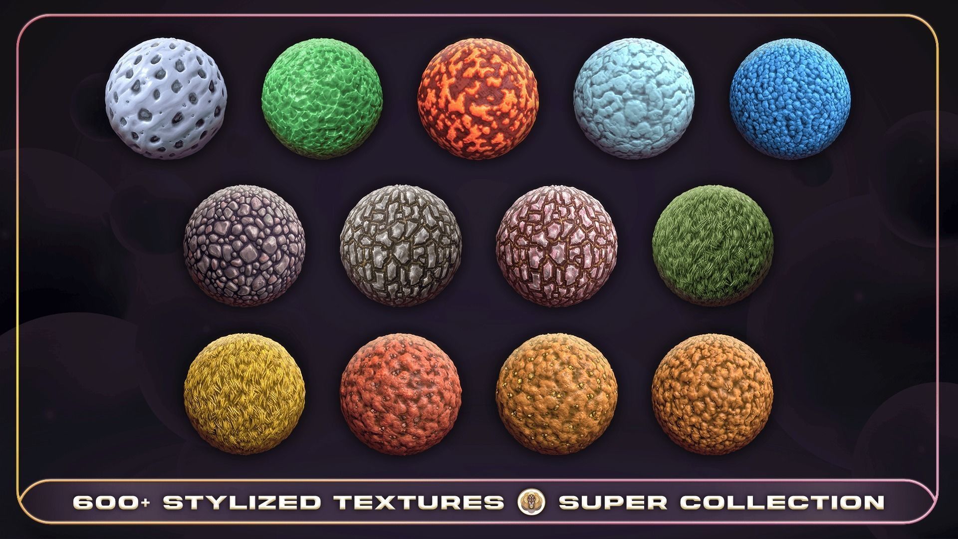 600 Super Stylized Texture Collection Texture_40