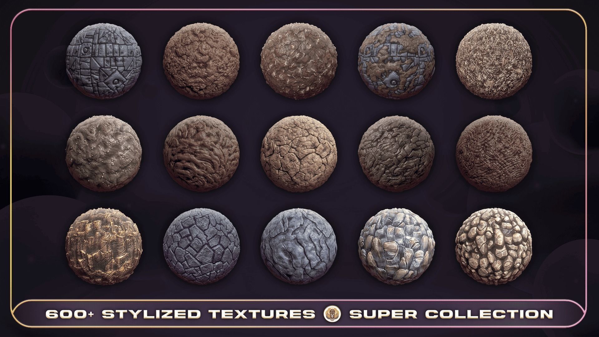600 Super Stylized Texture Collection Texture_37