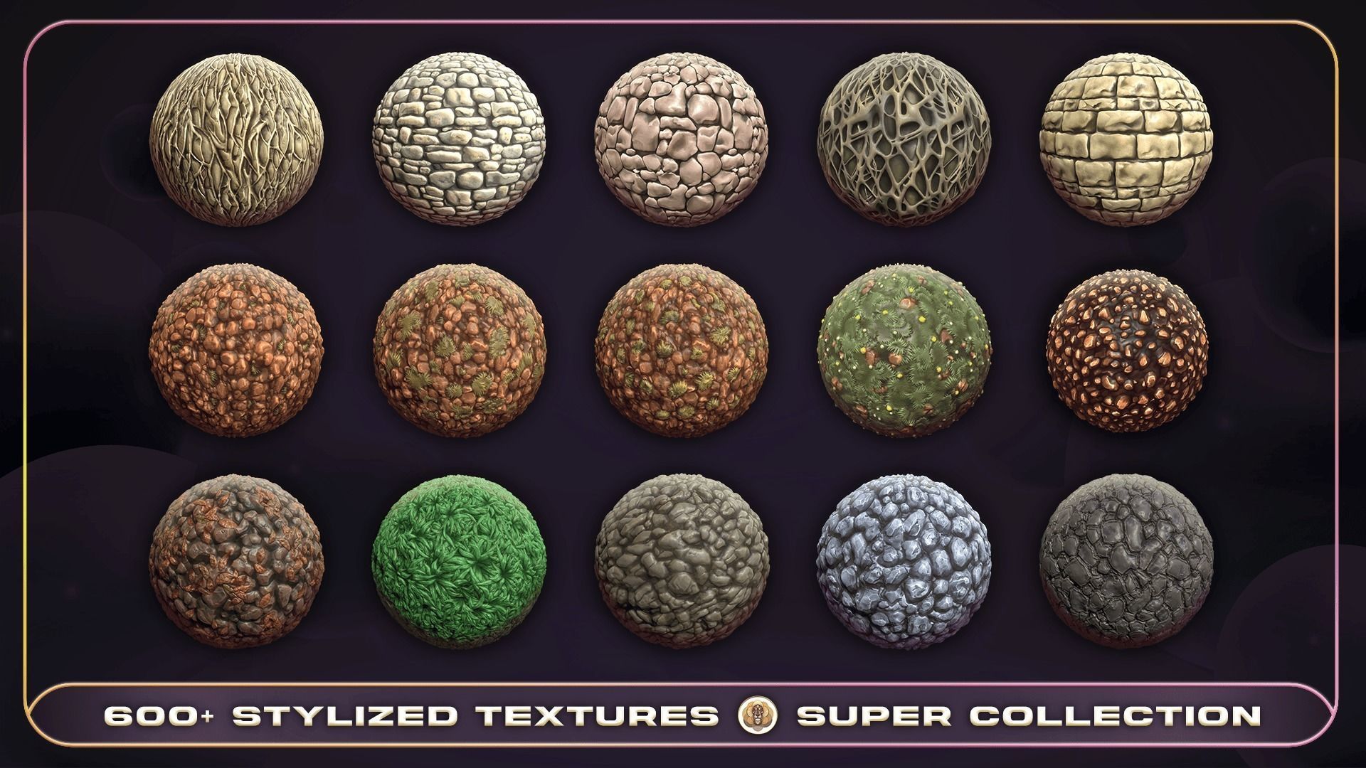 600 Super Stylized Texture Collection Texture_35