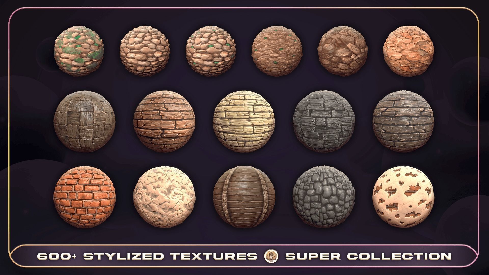 600 Super Stylized Texture Collection Texture_2