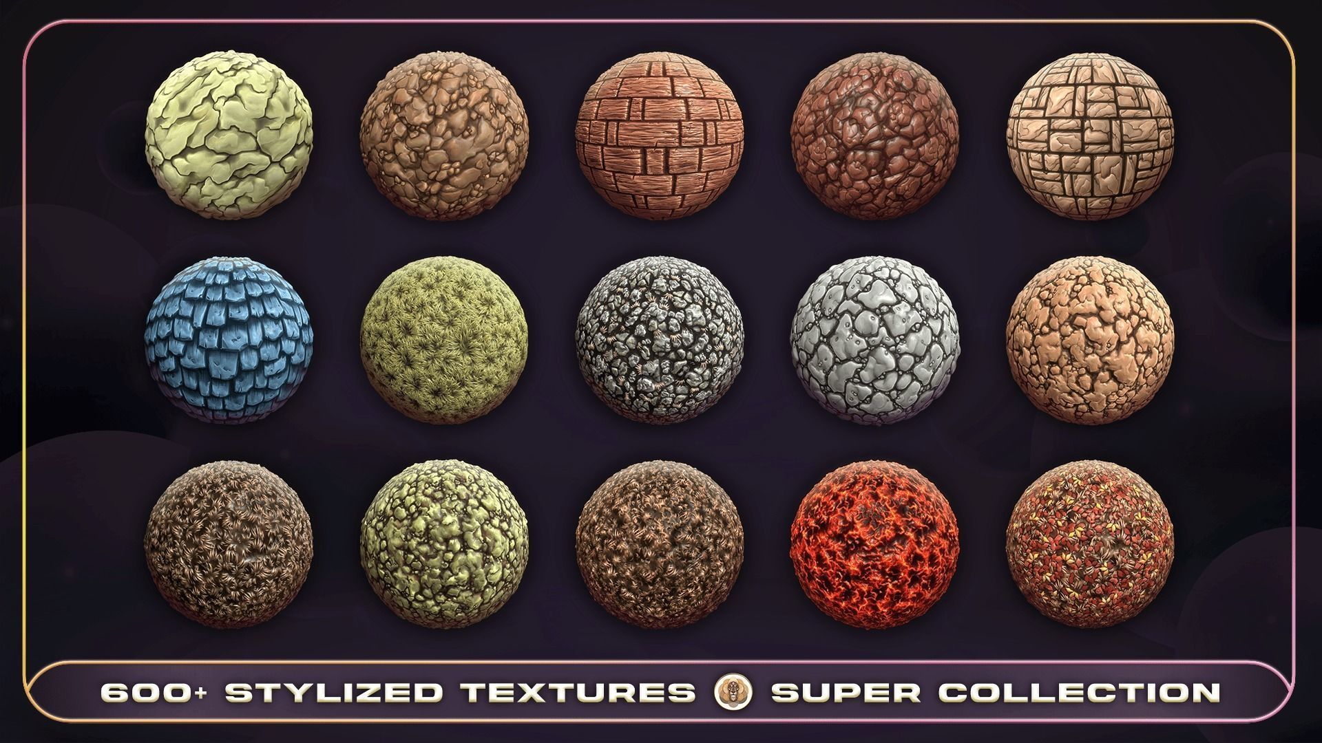 600 Super Stylized Texture Collection Texture_8
