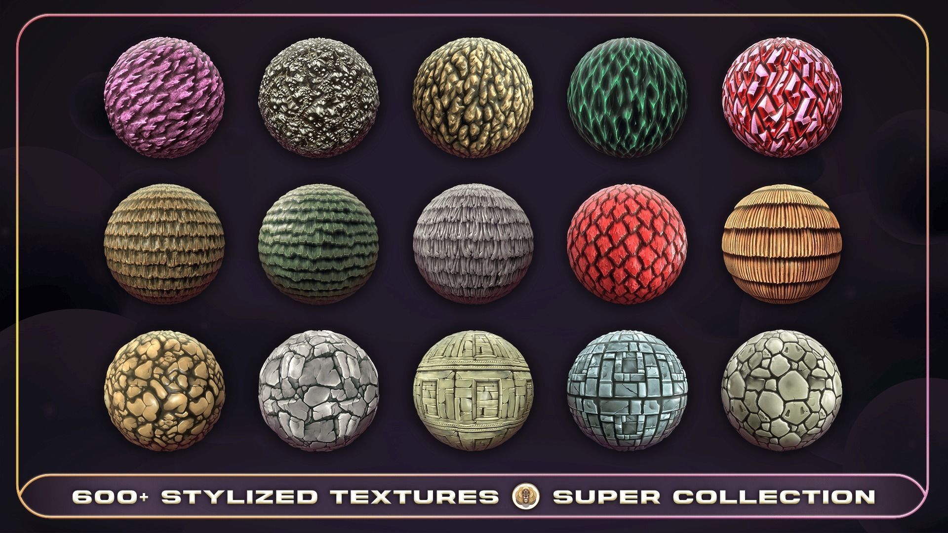 600 Super Stylized Texture Collection Texture_12