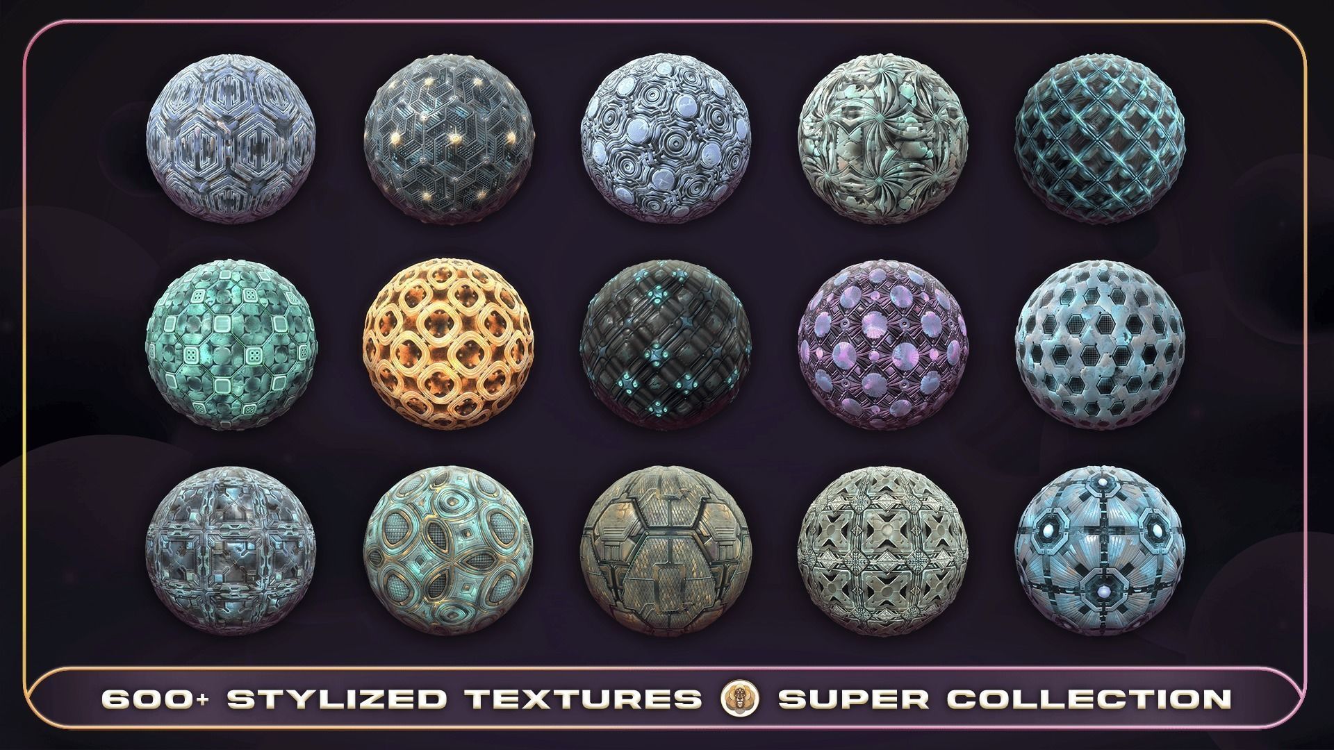 600 Super Stylized Texture Collection Texture_28
