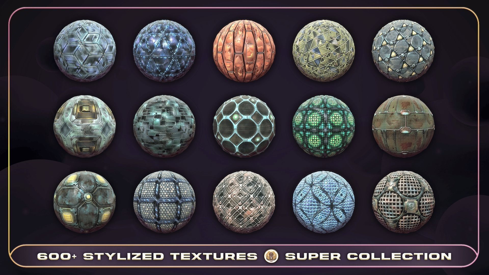 600 Super Stylized Texture Collection Texture_27