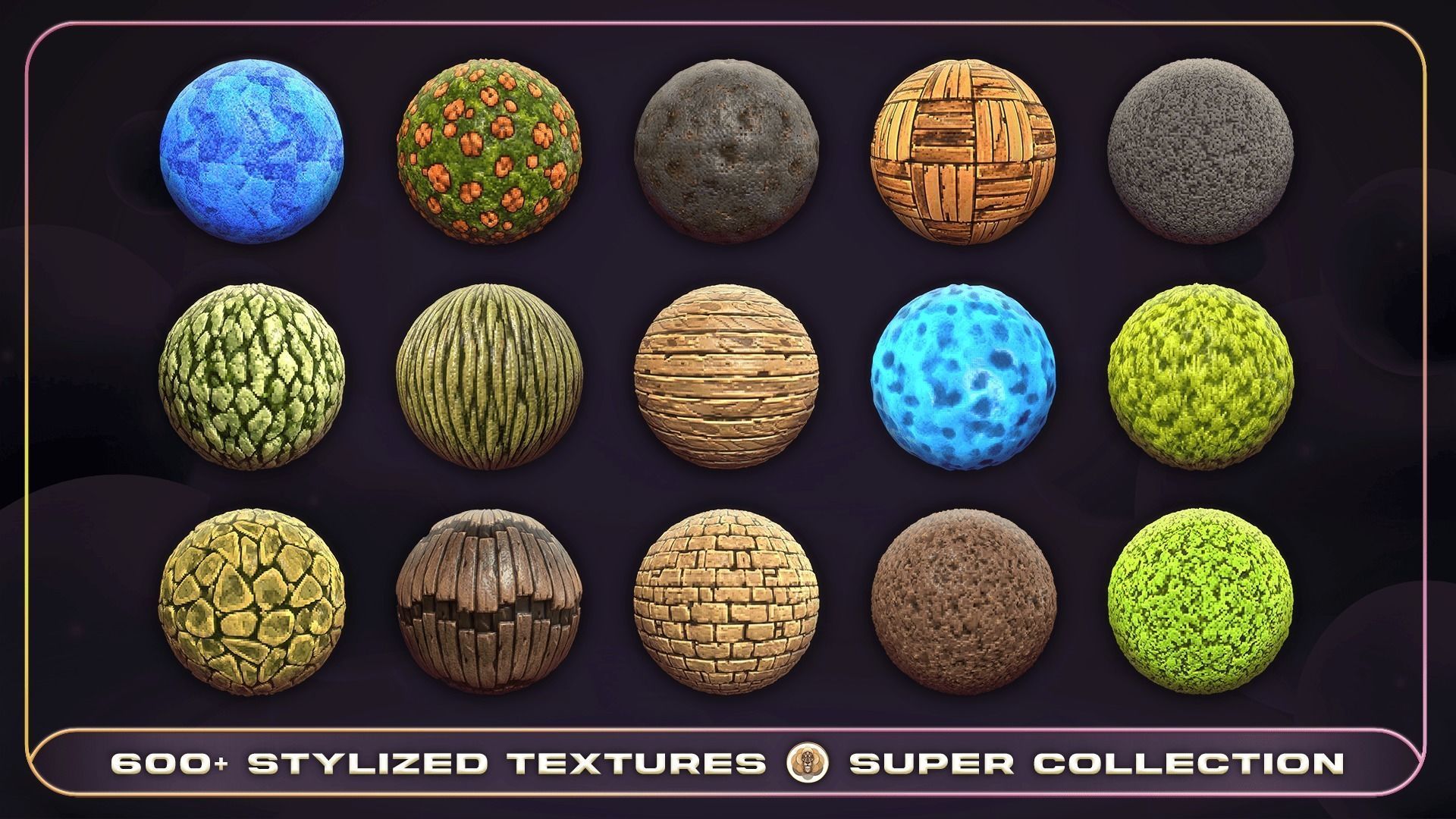 600 Super Stylized Texture Collection Texture_30