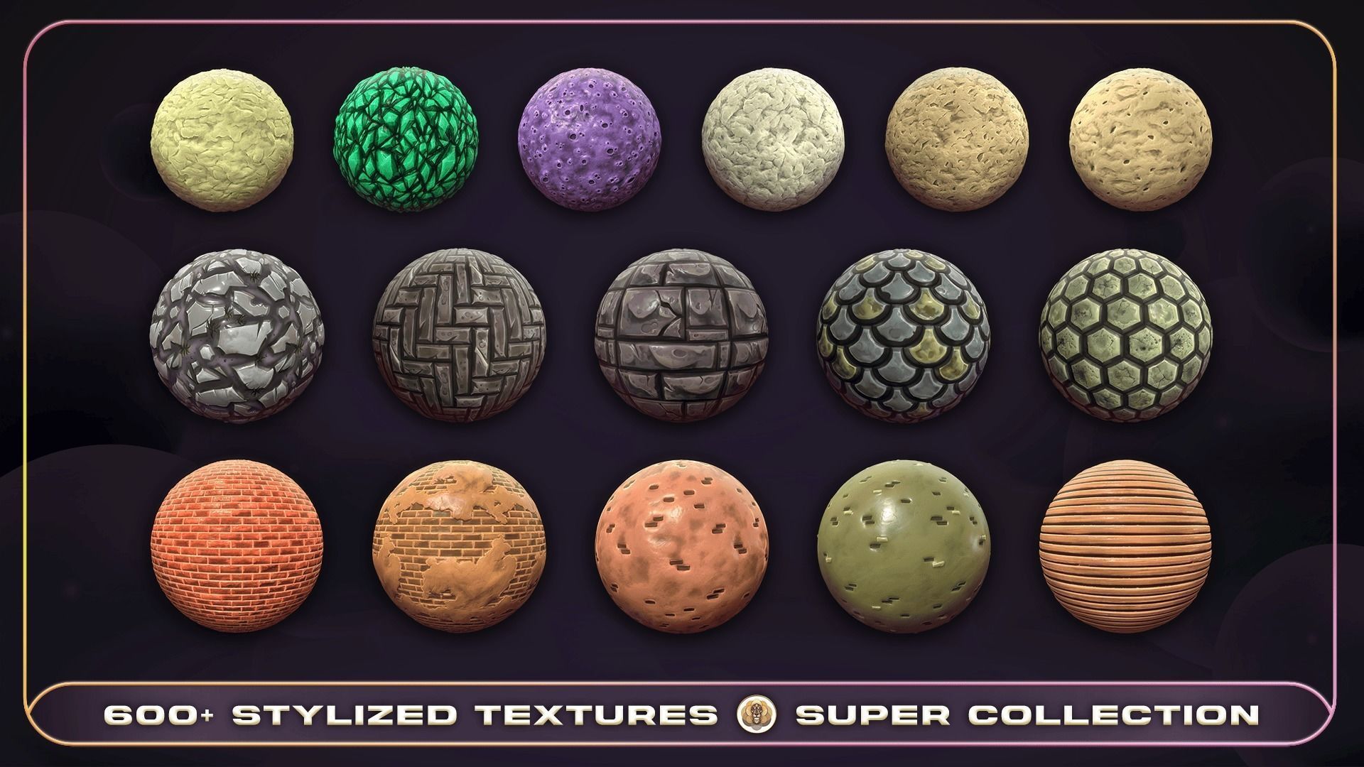 600 Super Stylized Texture Collection Texture_20