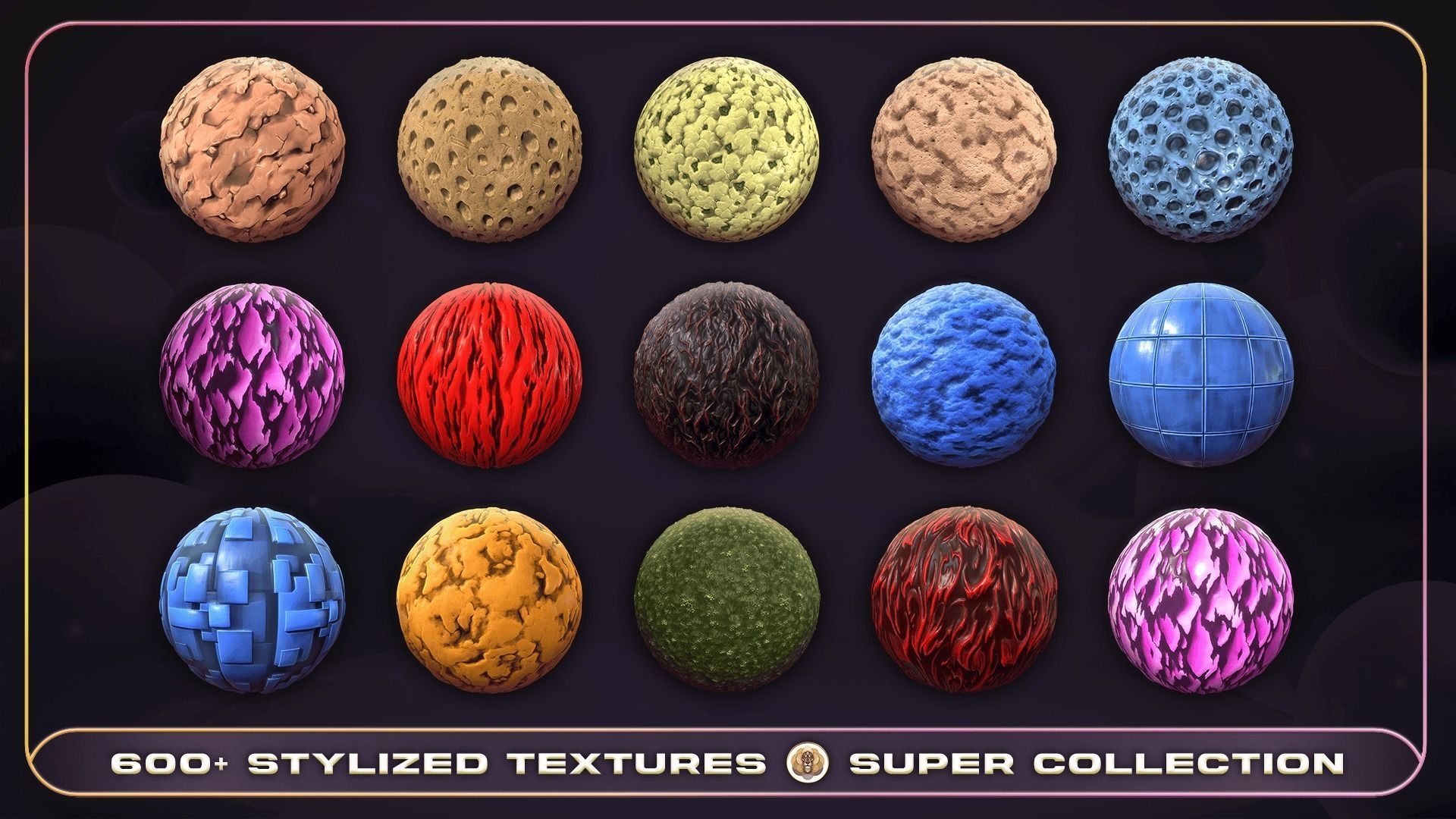 600 Super Stylized Texture Collection Texture_15