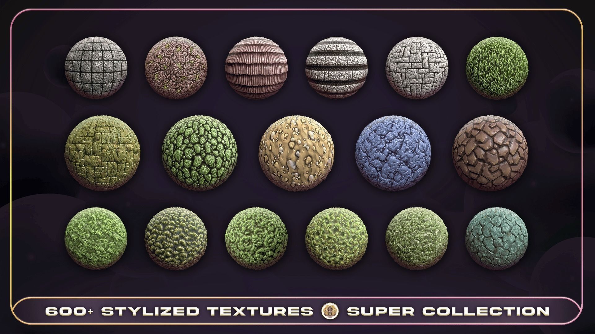 600 Super Stylized Texture Collection Texture_9