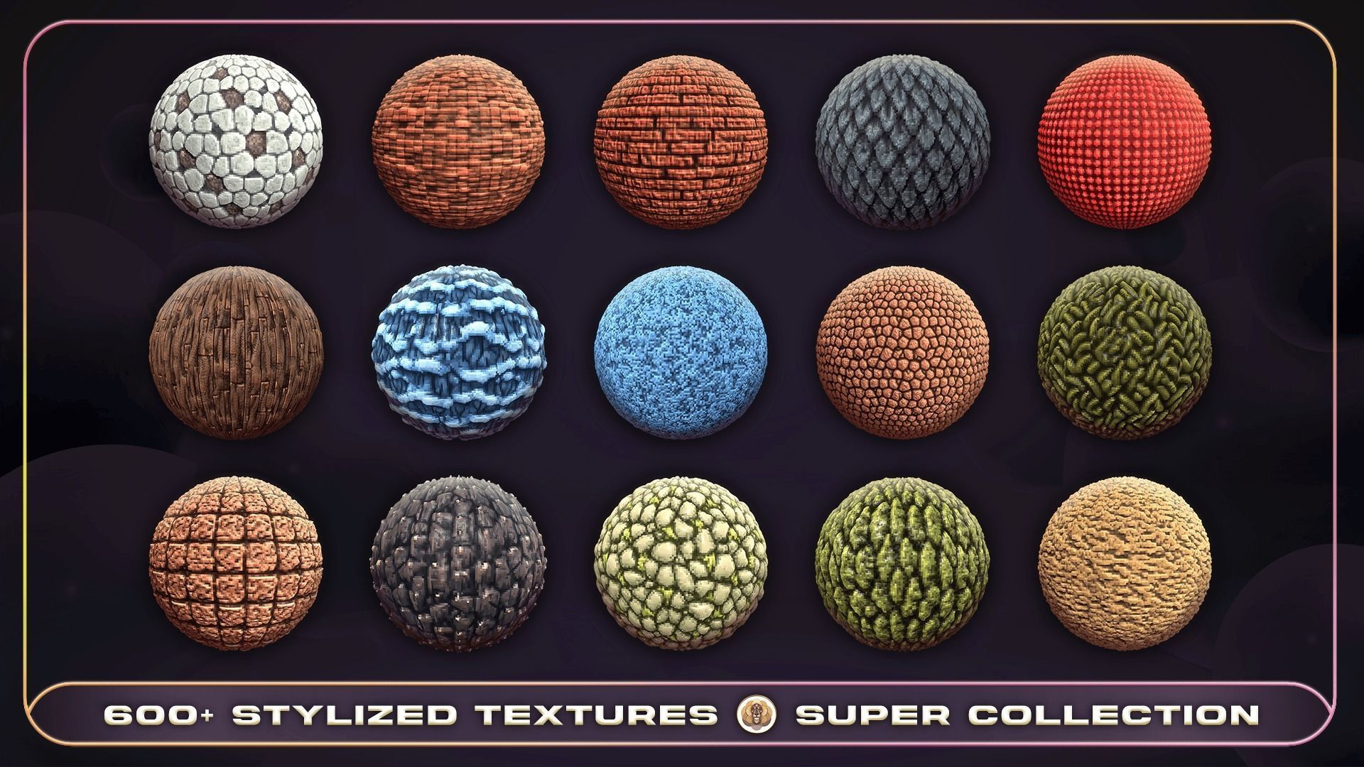 600 Super Stylized Texture Collection Texture_31