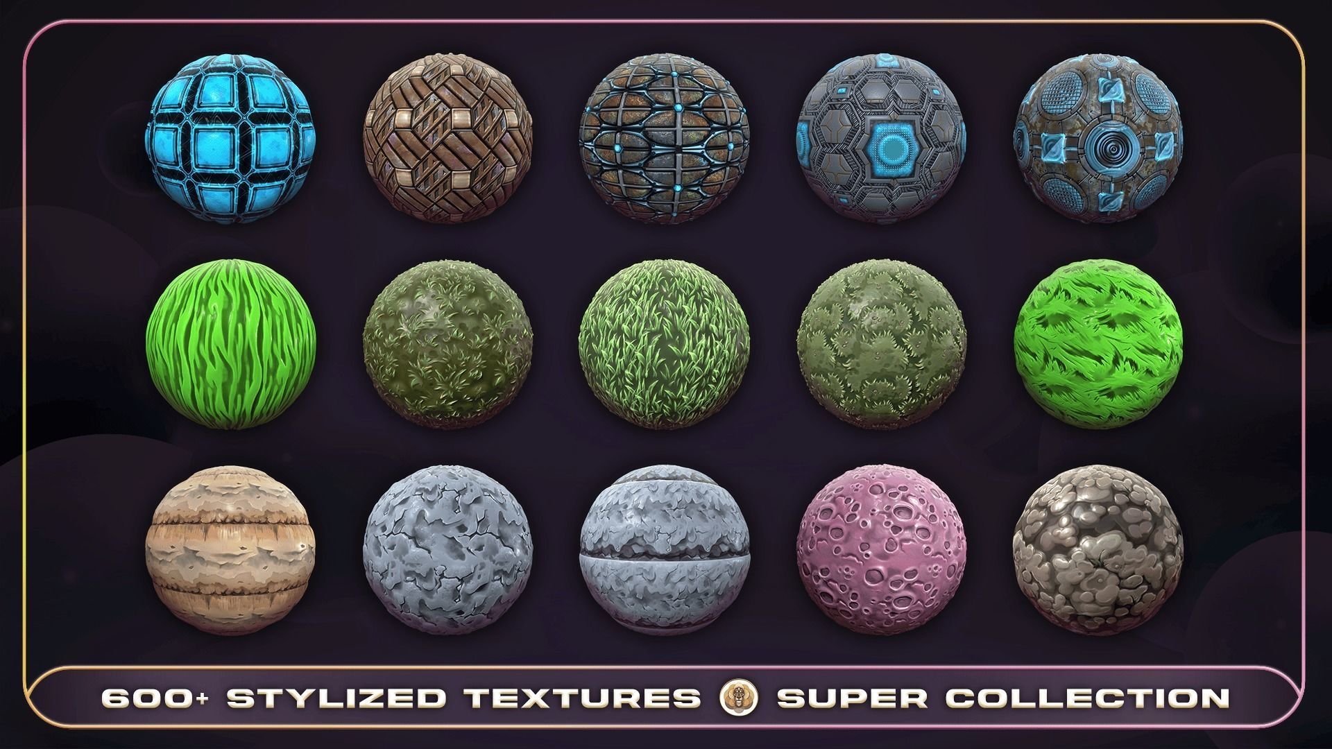 600 Super Stylized Texture Collection Texture_29