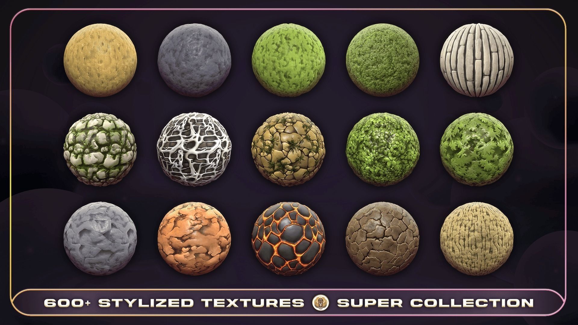 600 Super Stylized Texture Collection Texture_21