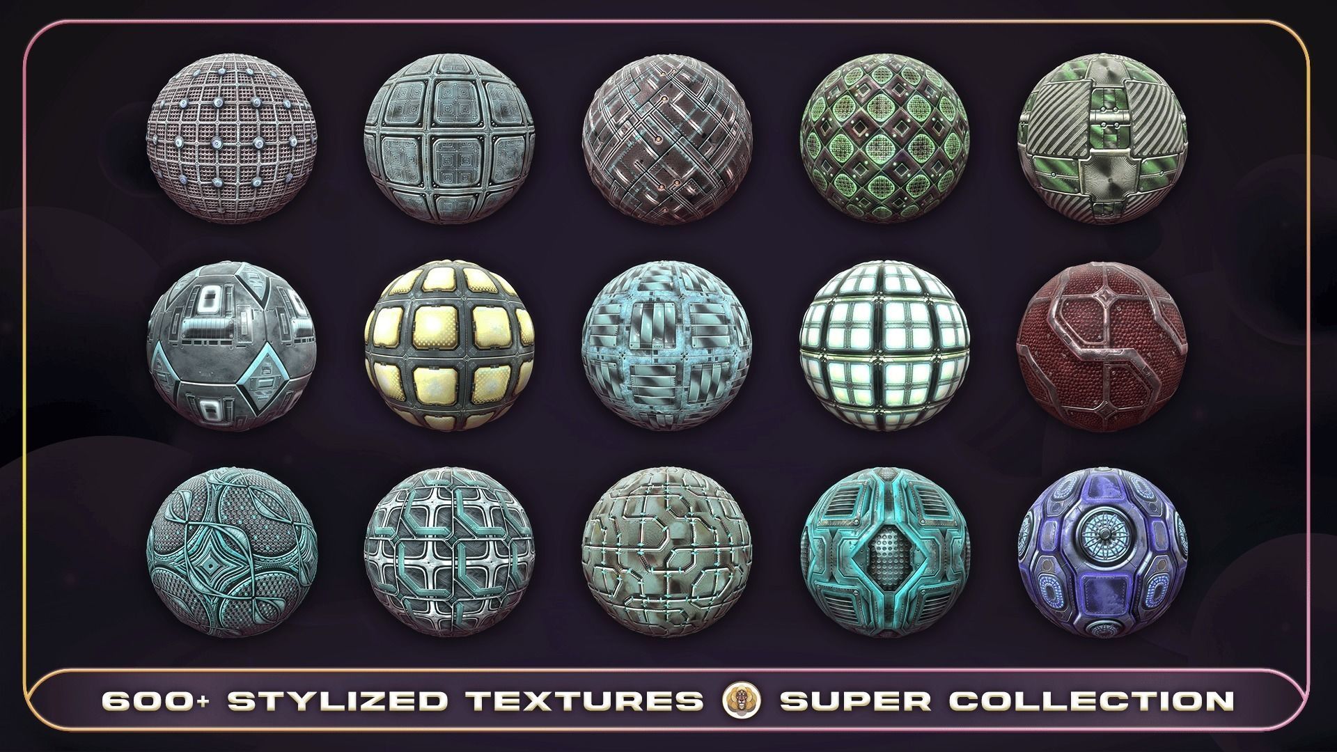 600 Super Stylized Texture Collection Texture_26