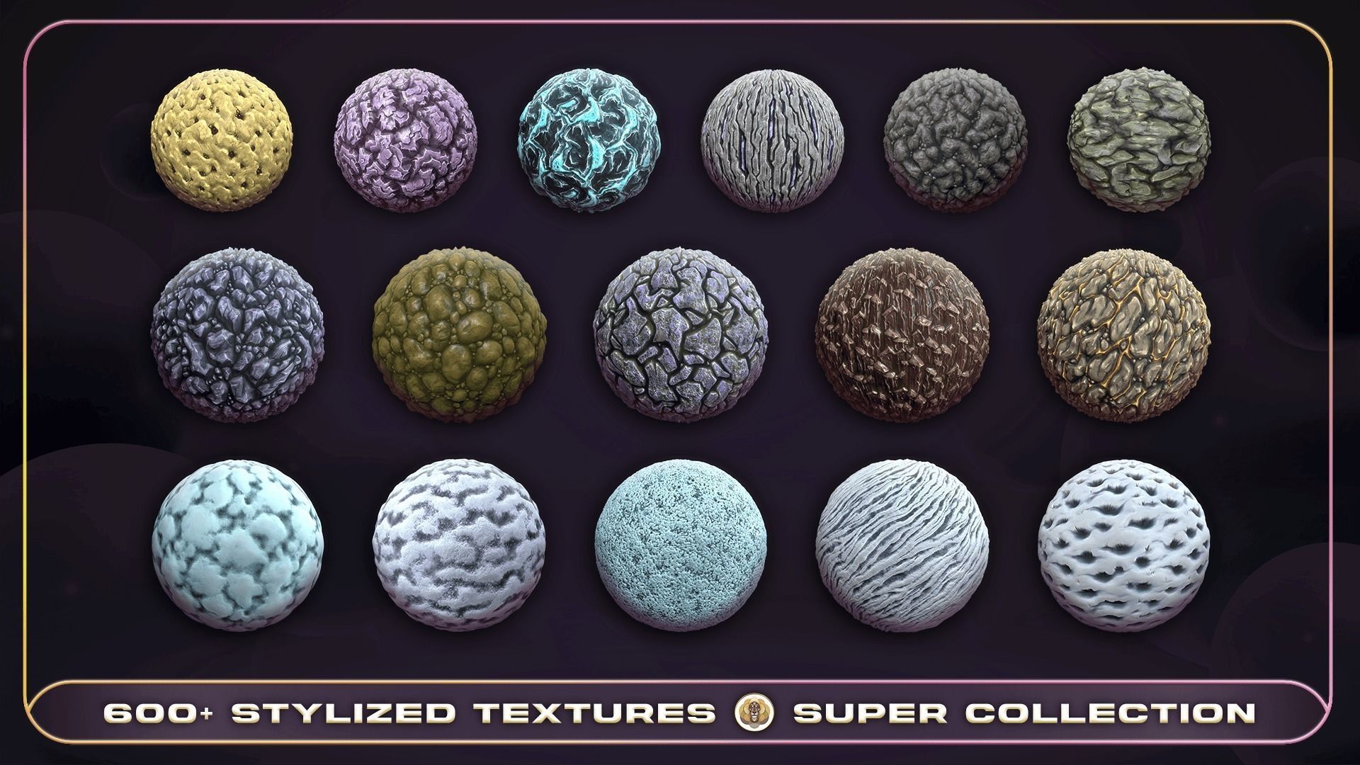 600 Super Stylized Texture Collection Texture_41