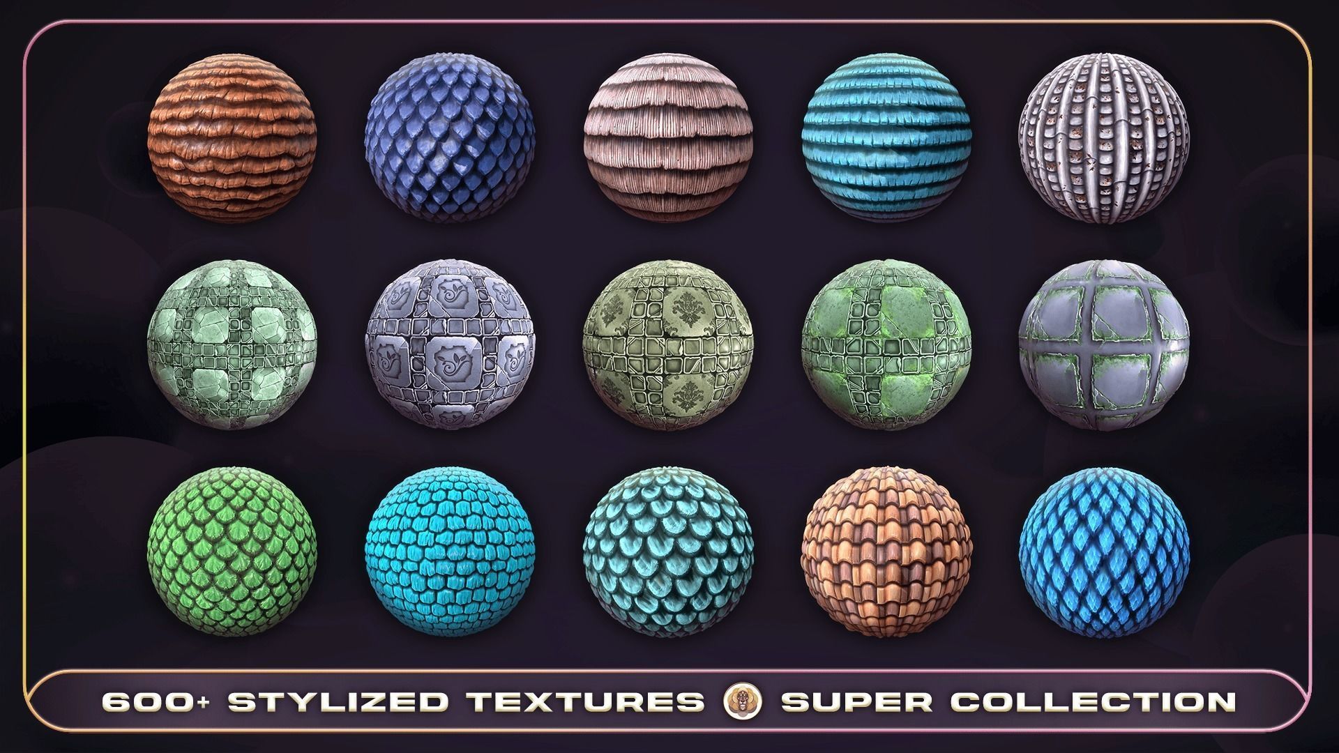 600 Super Stylized Texture Collection Texture_14