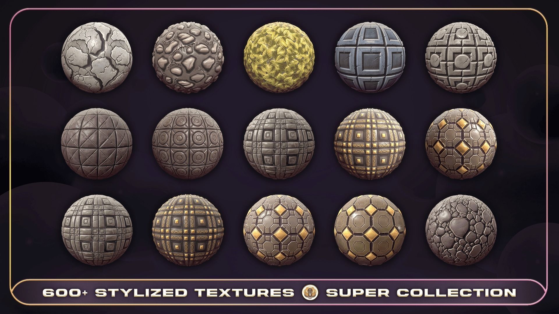 600 Super Stylized Texture Collection Texture_18