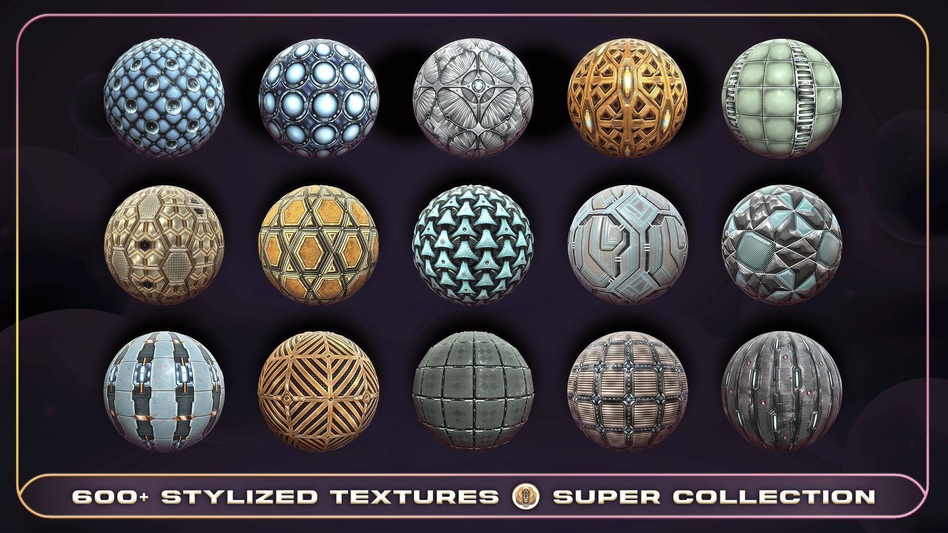 600 Super Stylized Texture Collection Texture_23