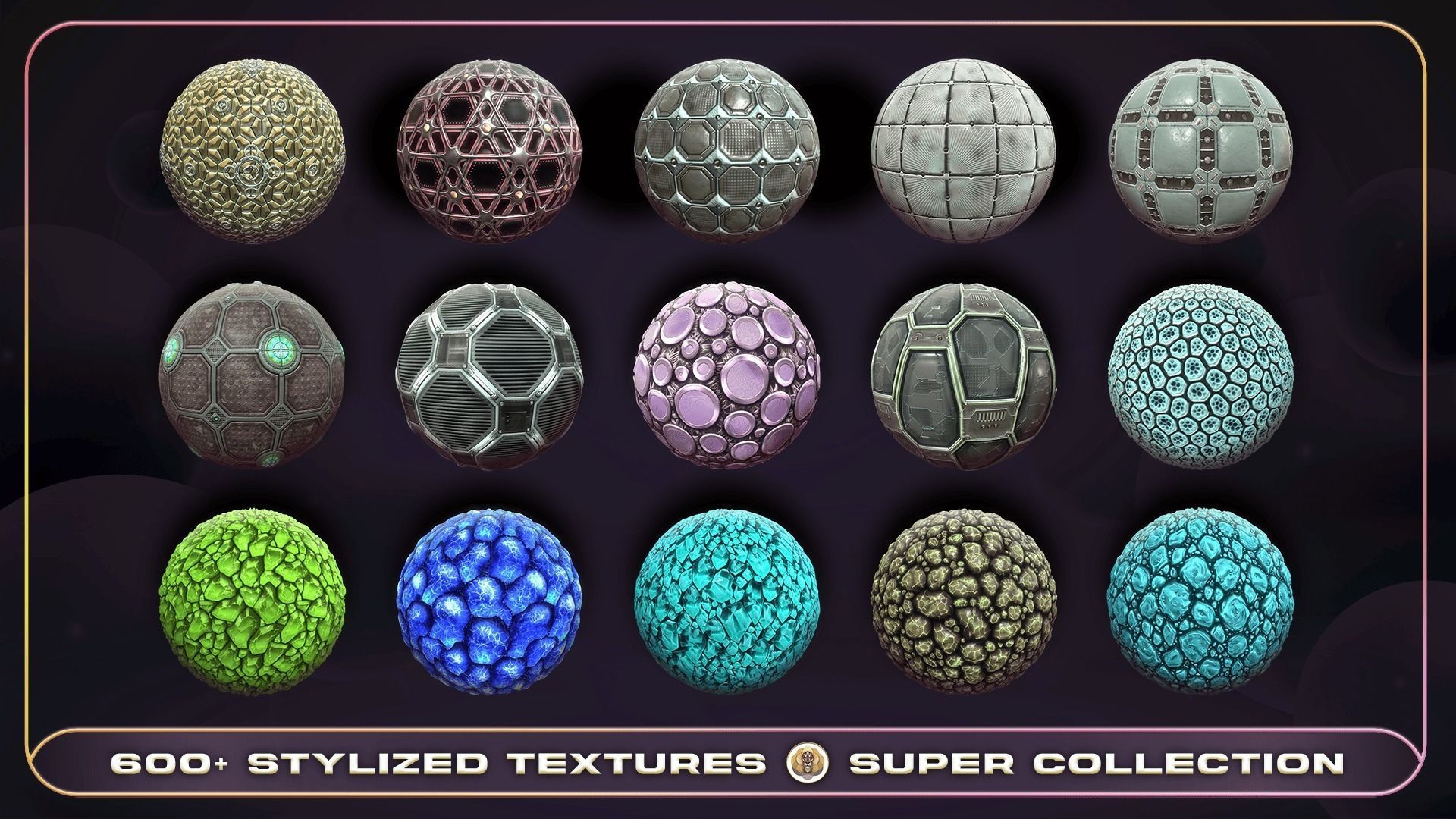 600 Super Stylized Texture Collection Texture_25