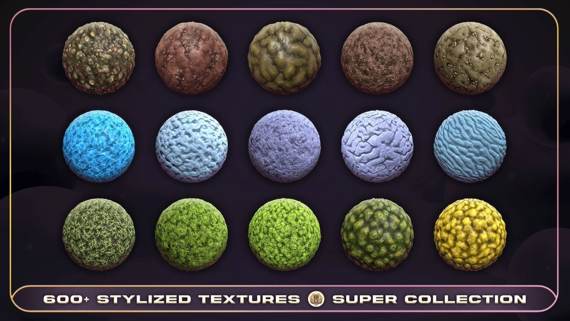 600 Super Stylized Texture Collection Texture_39