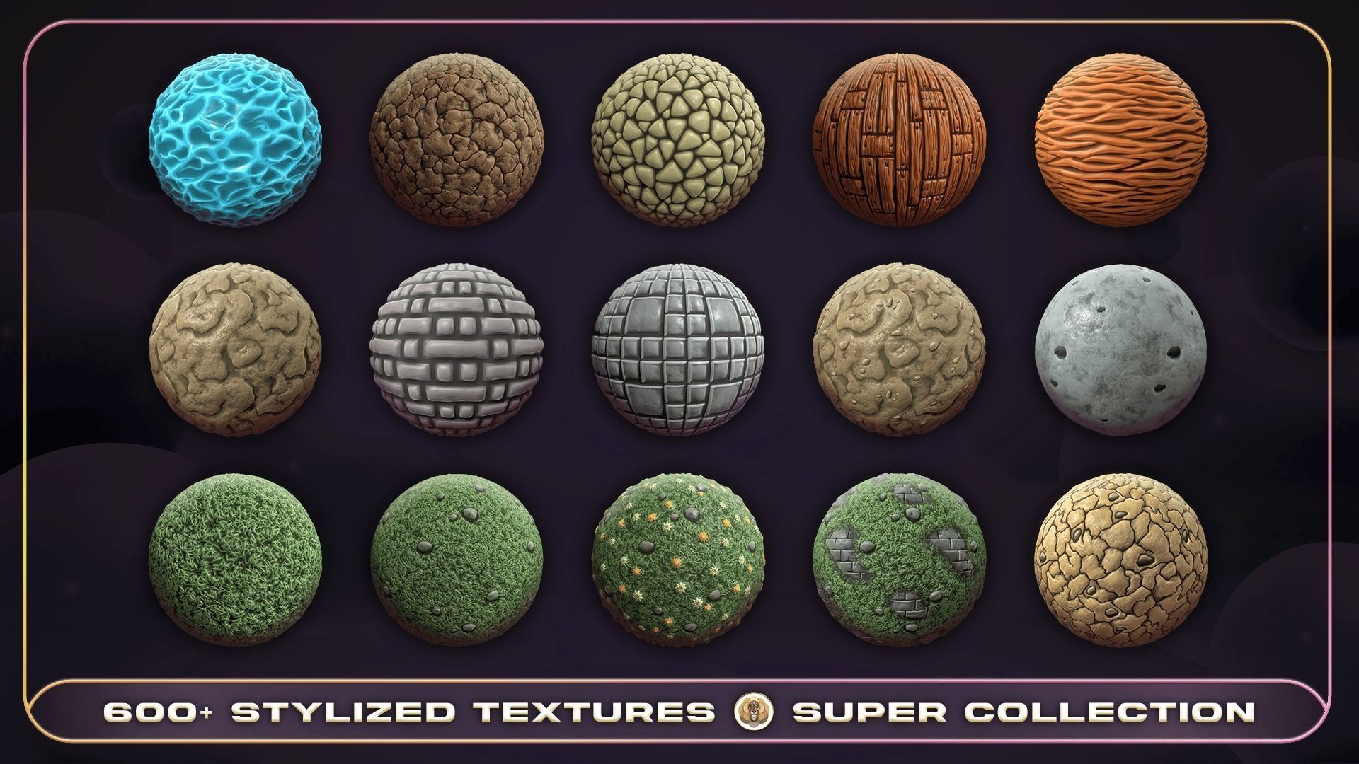 600 Super Stylized Texture Collection Texture_17