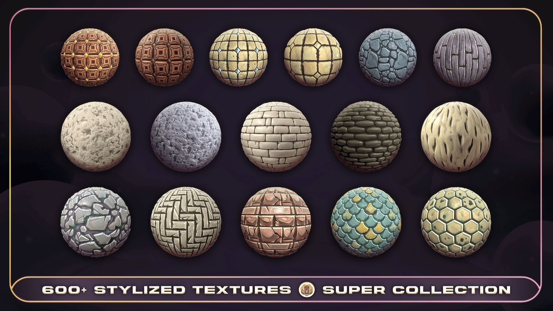 600 Super Stylized Texture Collection Texture_19