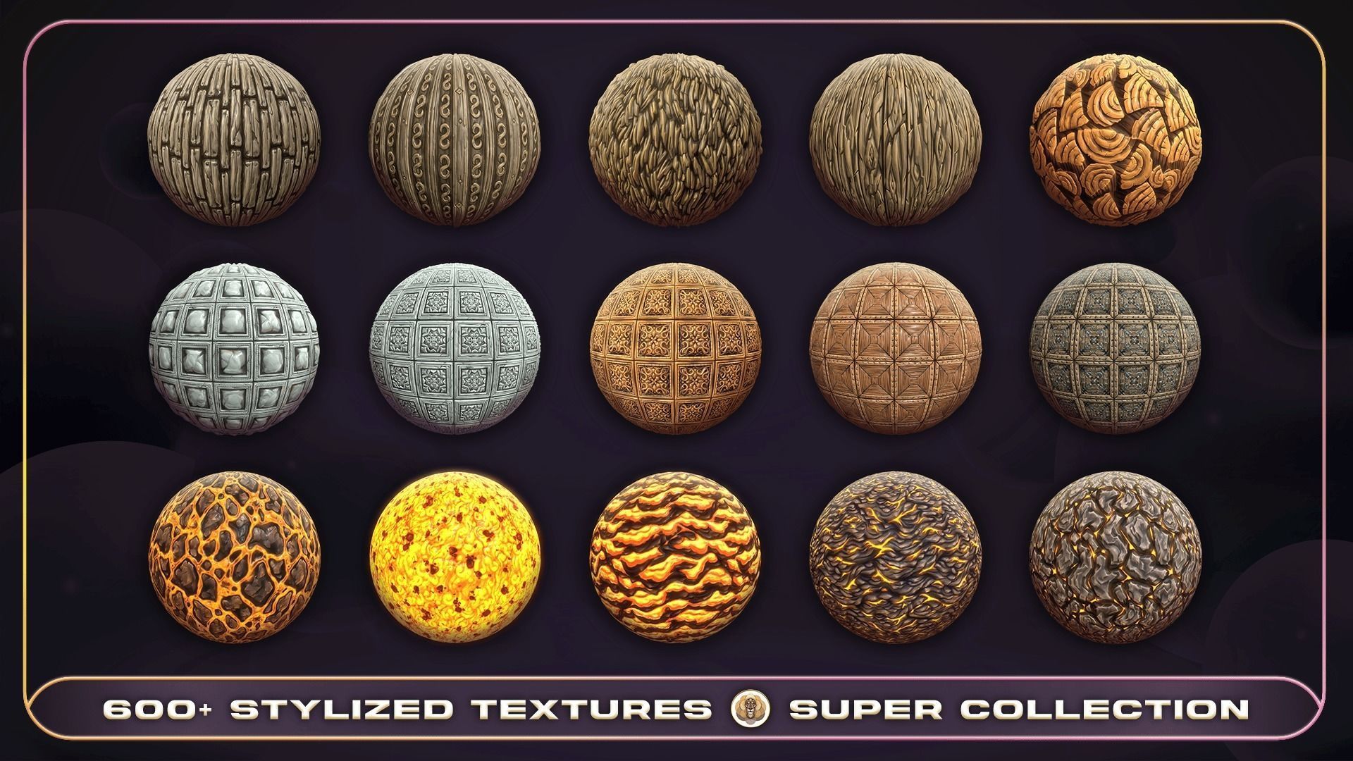 600 Super Stylized Texture Collection Texture_5