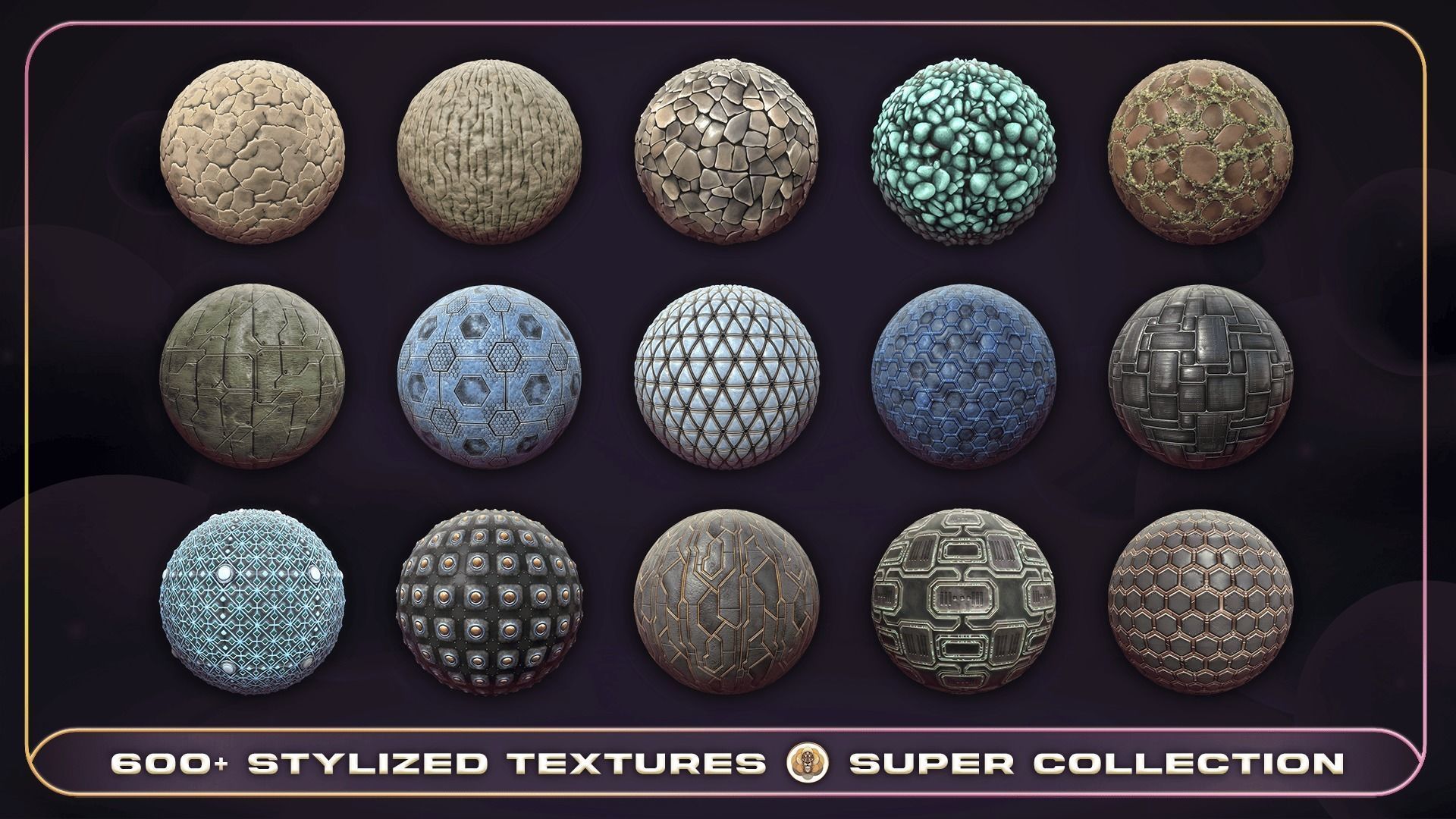 600 Super Stylized Texture Collection Texture_22