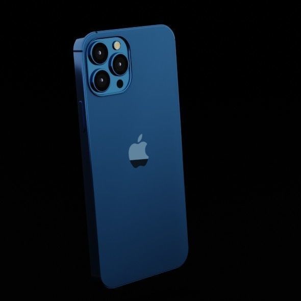 iphone 12 pro max  3D model_1