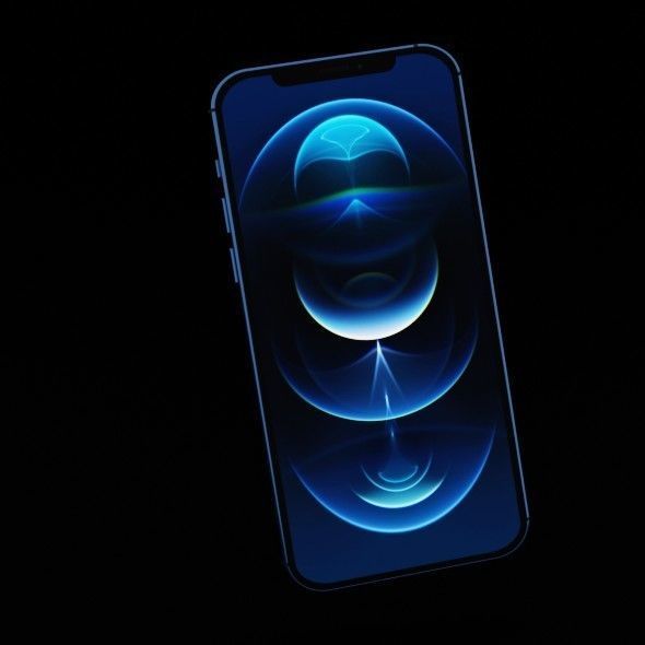 iphone 12 pro max  3D model_4