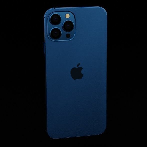 iphone 12 pro max  3D model_2