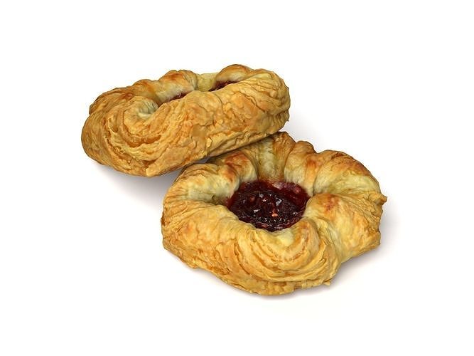 Danish Pastry 3D model 4