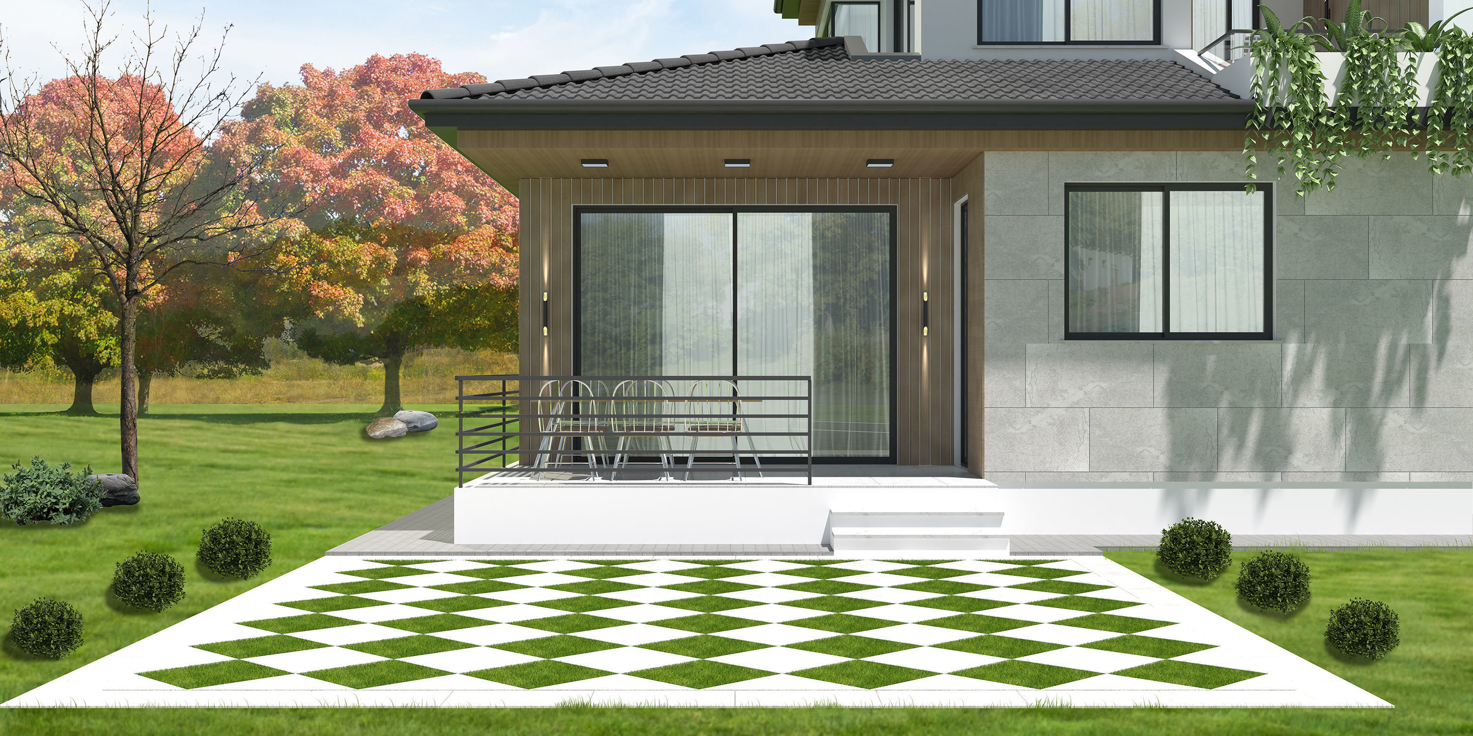 House Low-poly 3D model_1