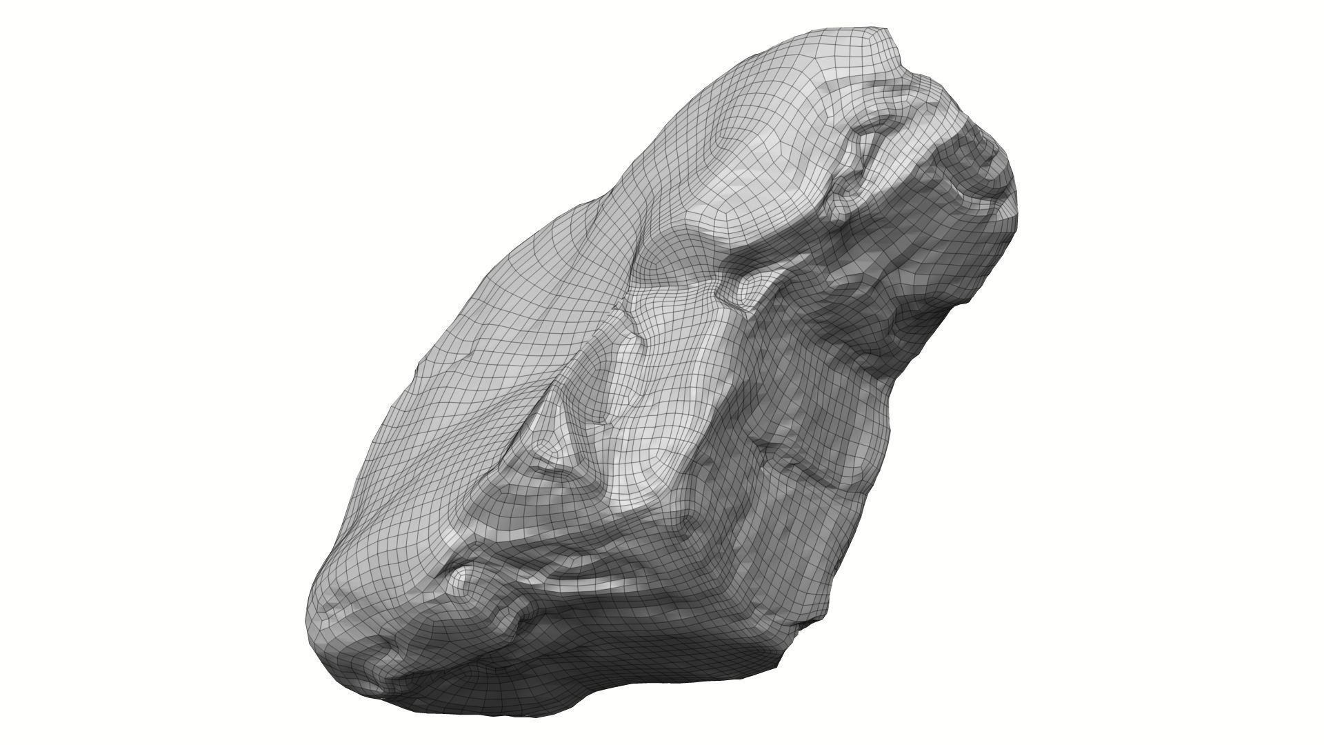 Rock Raw Scanned 3D model_7