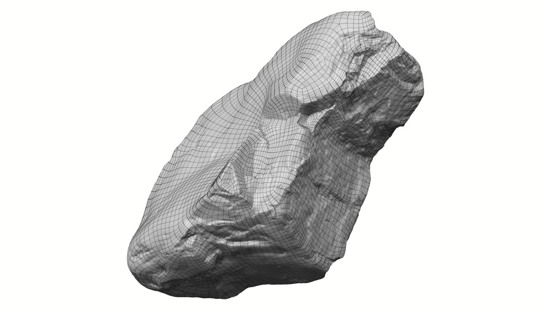 Rock Raw Scanned 3D model_8
