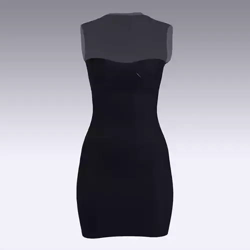 DRESS BLACK VUAL