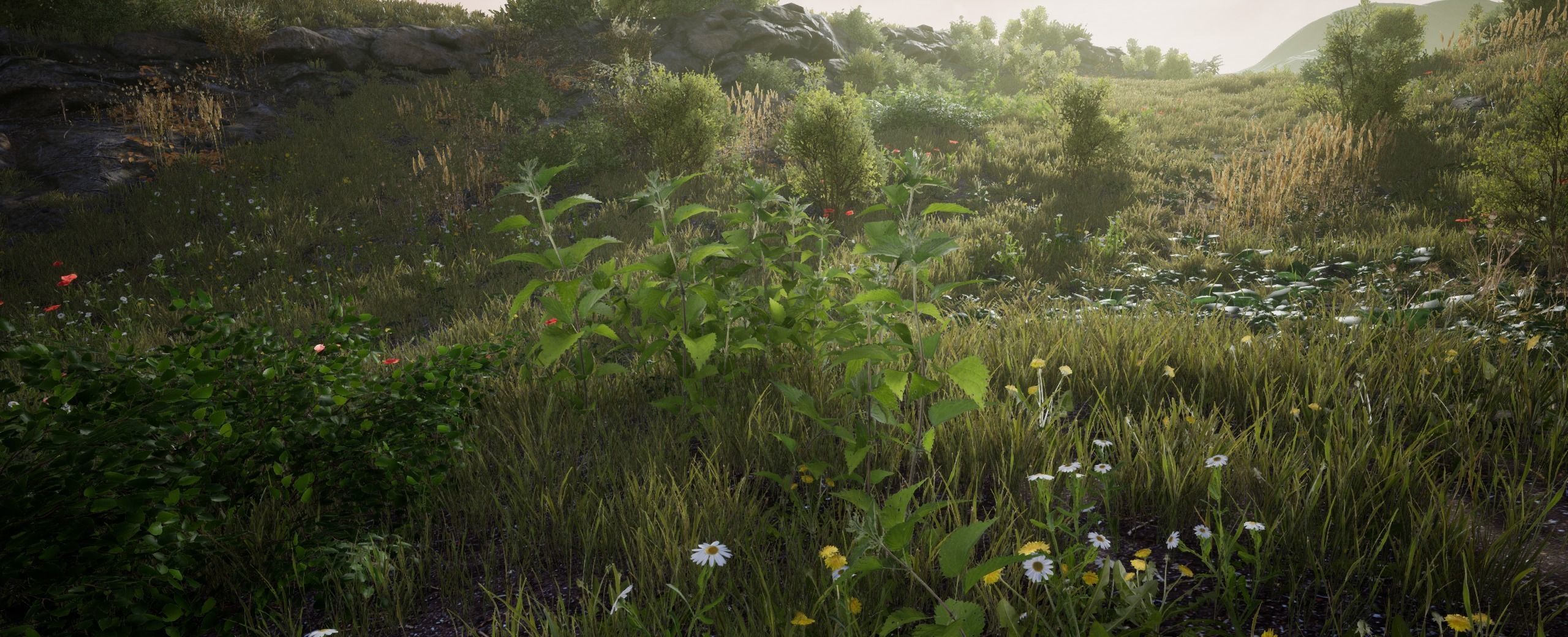 Nettle European foliage 17 of 20 Low-poly 3D model Low-poly 3D model_2