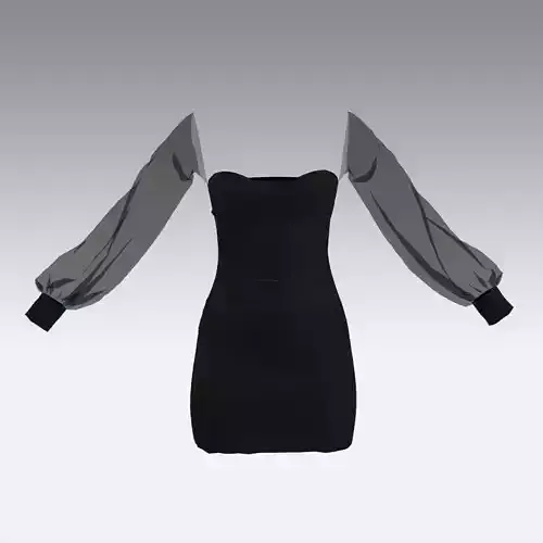 DRESS VUAL BLACK MATTE