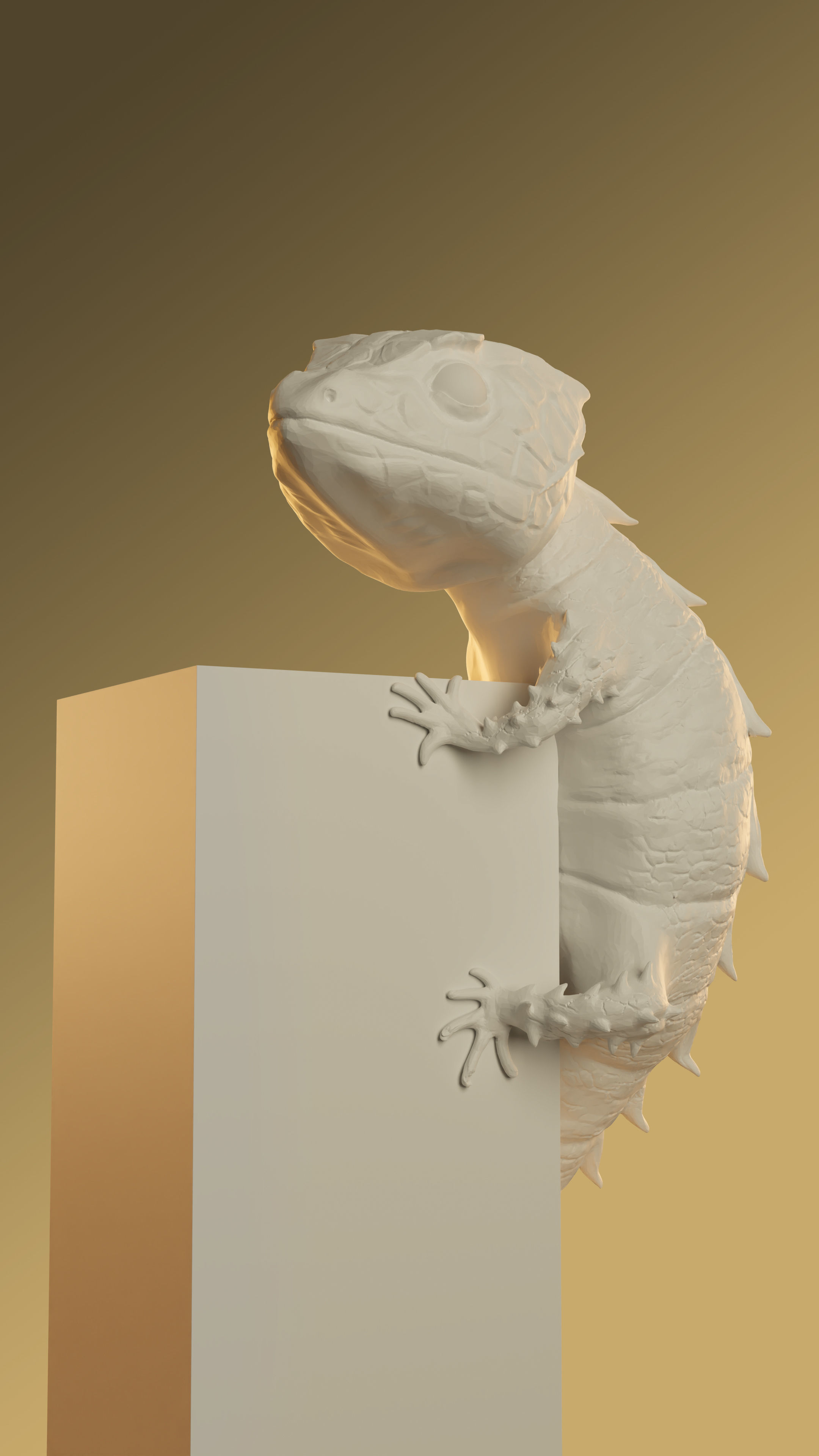 Red-eyed Crocodile Skink 3D print model_4
