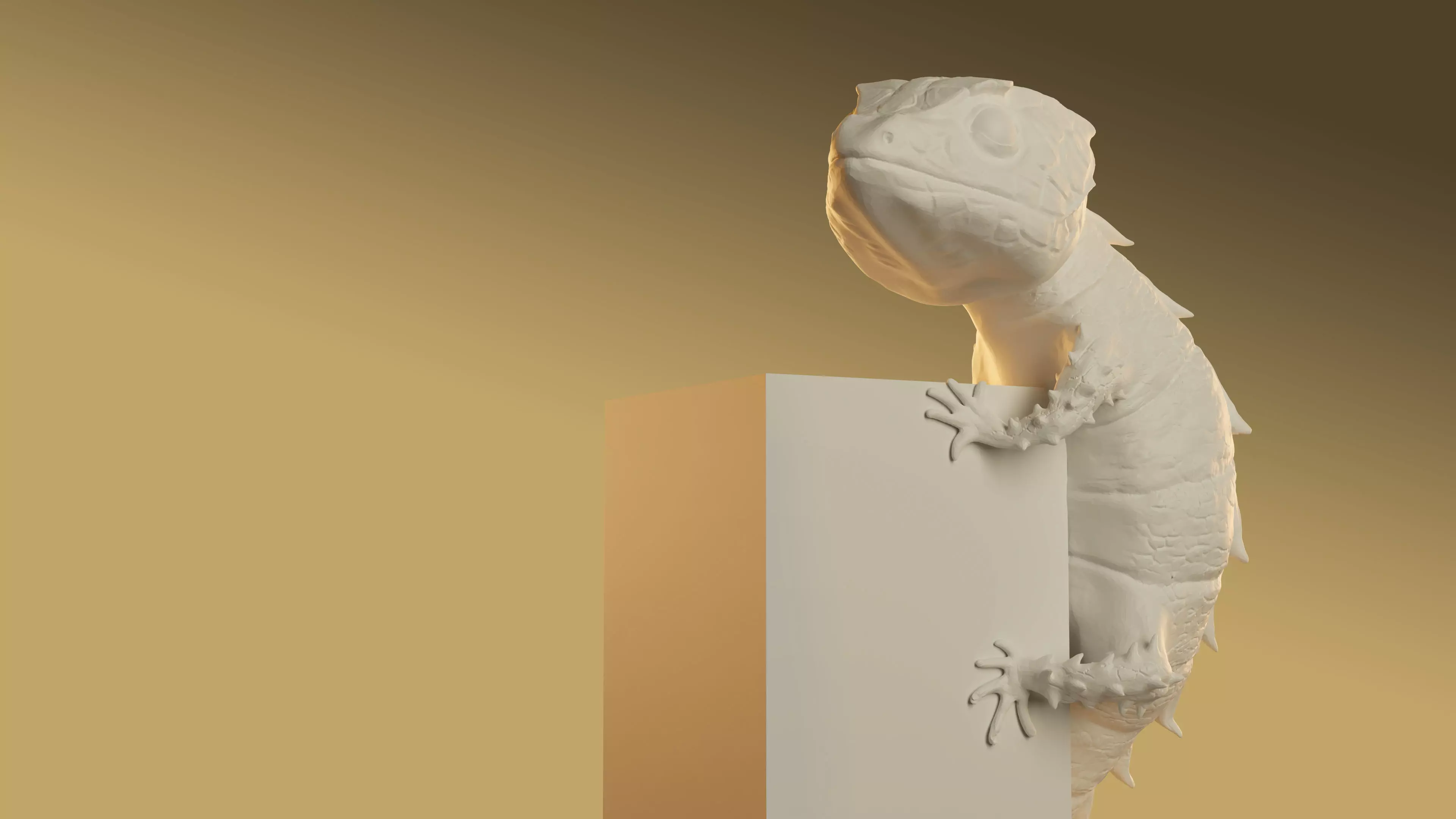 Red-eyed Crocodile Skink 3D print model_0