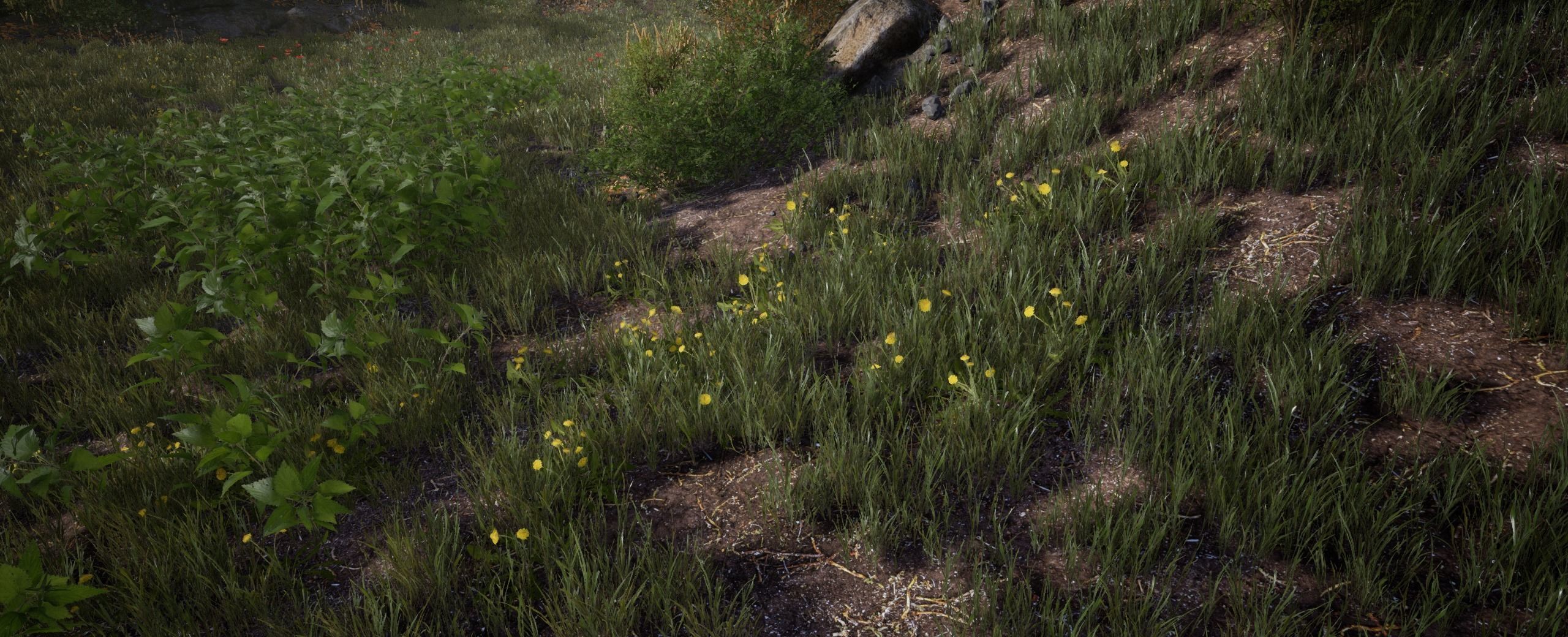 Thistle European foliage 20 of 20 Low-poly 3D model Low-poly 3D model_4