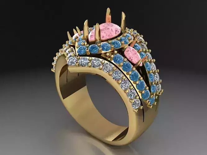 Pear diamond ring   524