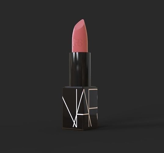 NARS lipstick realistic 3D model Free 3D model